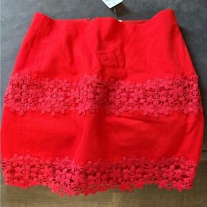 J. Crew Scarlet A-Line Skirt